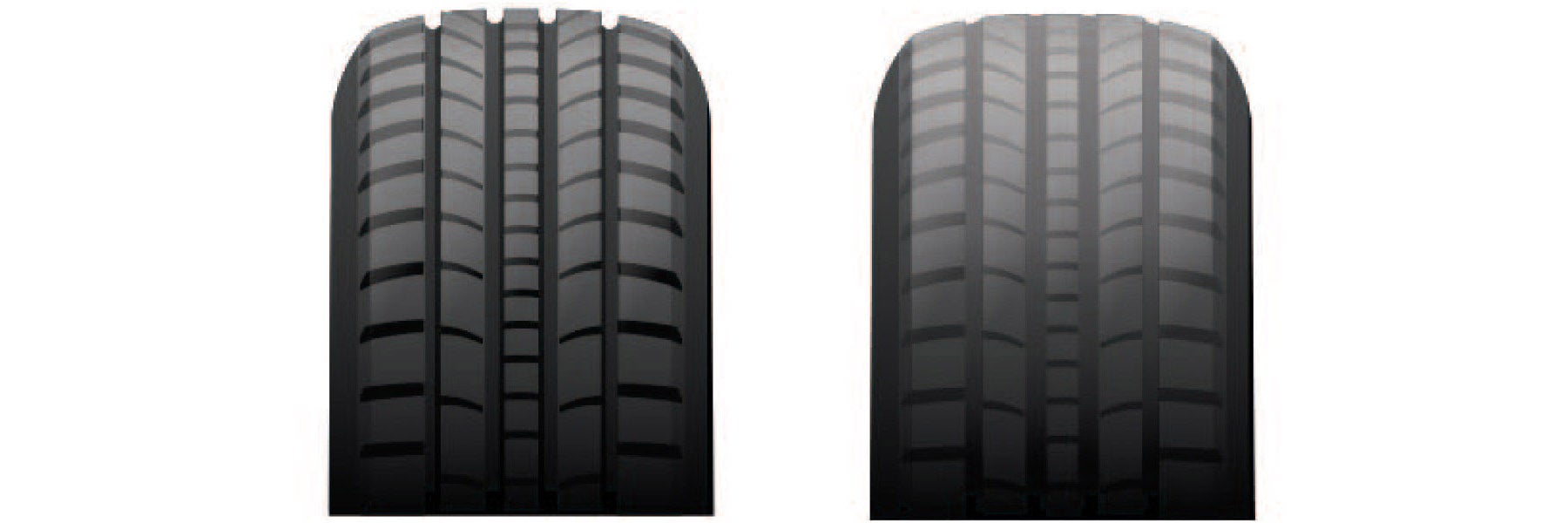 Tire tread depth comparison at Kia of Marin in Novato CA