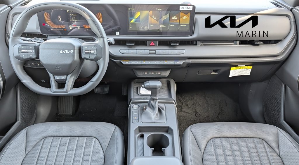 Kia Driver assistance technology advanced safety features shown on the 2027 Kia Seltos dashboard