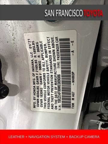 2021 Honda Insight Touring