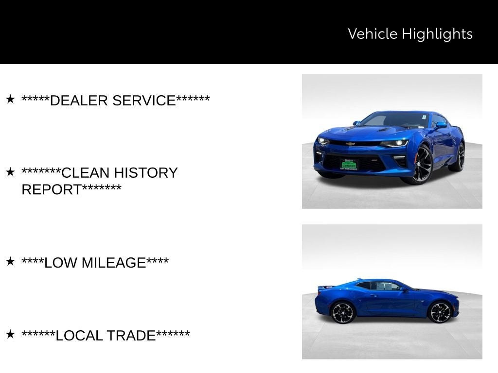 2018 Chevrolet Camaro SS 1SS