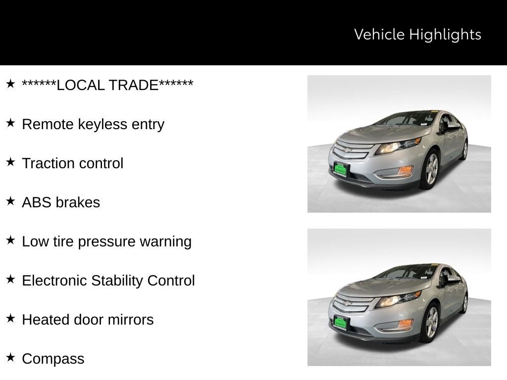 2015 Chevrolet Volt 5dr HB