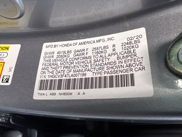 2020 Honda Accord Hybrid EX