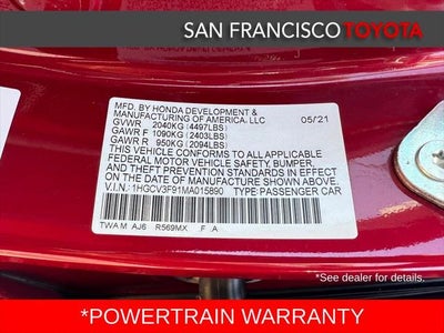 2021 Honda Accord Hybrid Touring
