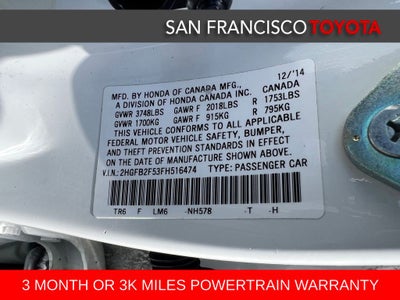 2015 Honda Civic LX