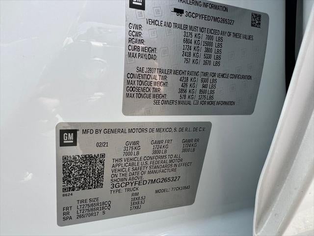 2021 Chevrolet Silverado 1500 LT Trail Boss