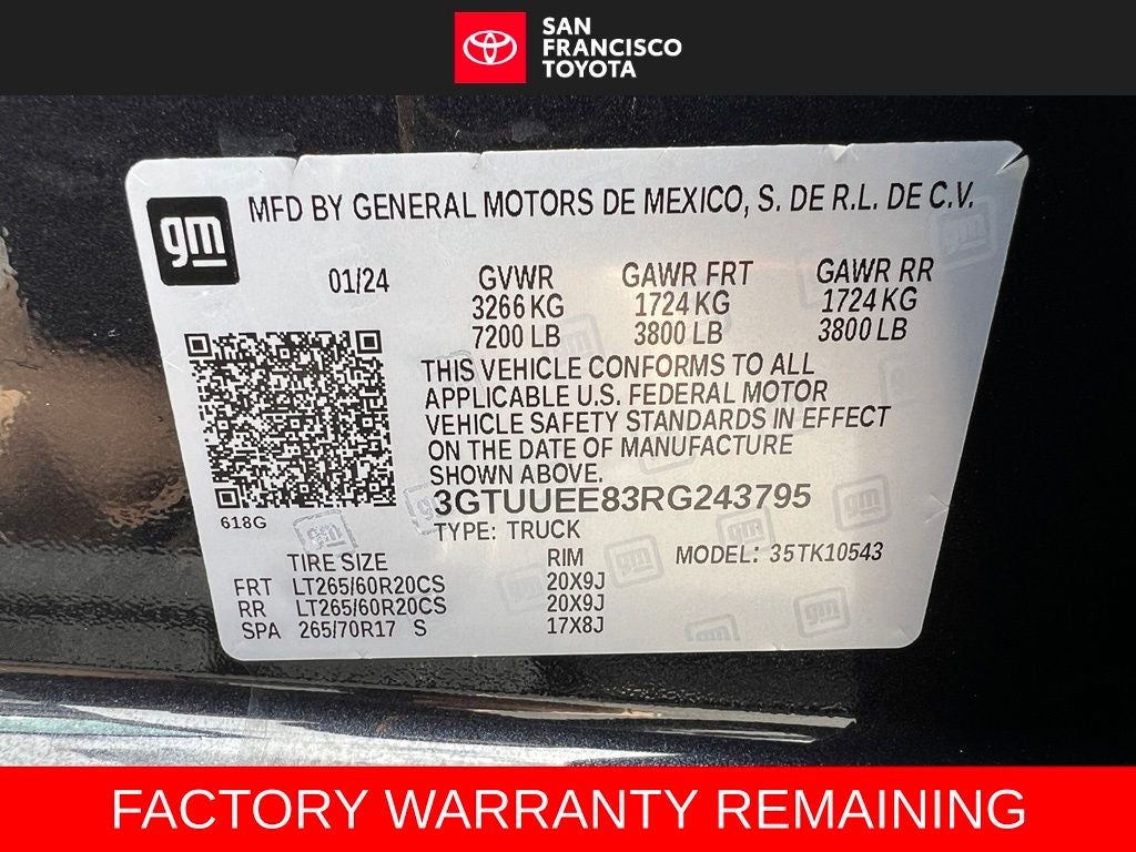 2024 GMC Sierra 1500 AT4