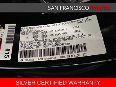 2016 Toyota Tacoma SR5 V6