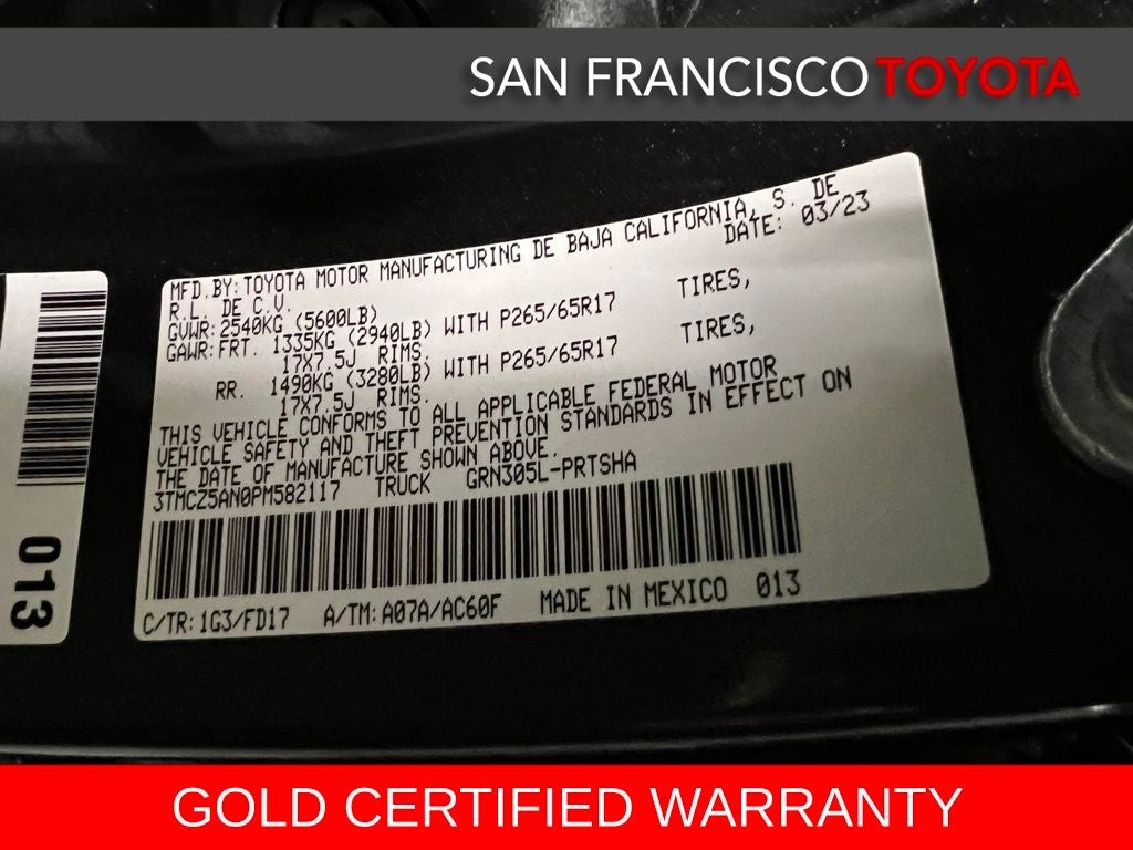 2023 Toyota Tacoma TRD Sport V6