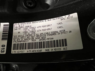 2023 Toyota Tacoma TRD Sport V6