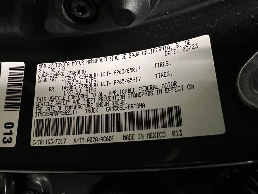 2023 Toyota Tacoma TRD Sport V6