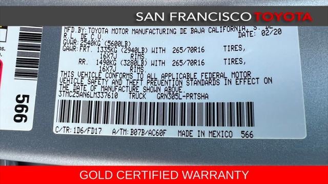 2020 Toyota Tacoma TRD Off-Road V6