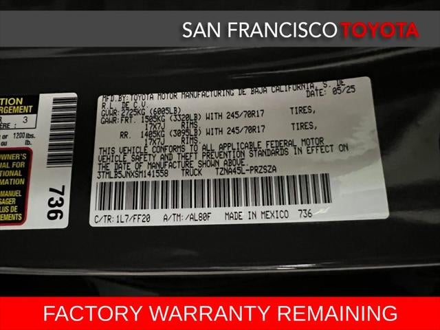 2025 Toyota Tacoma SR5