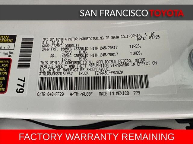 2025 Toyota Tacoma SR5