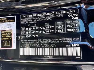 2022 Mercedes-Benz GLS GLS 450 4MATIC®