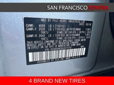 2016 Subaru Outback 2.5i Limited