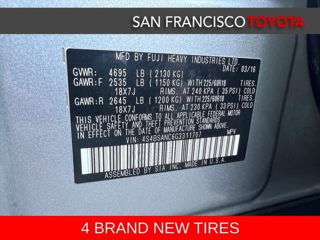 2016 Subaru Outback 2.5i Limited