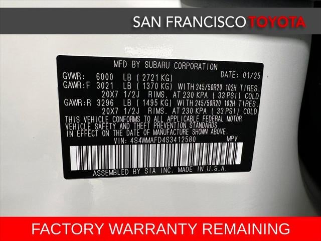 2025 Subaru Ascent Onyx Edition