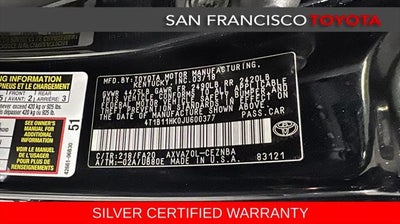 2018 Toyota Camry LE