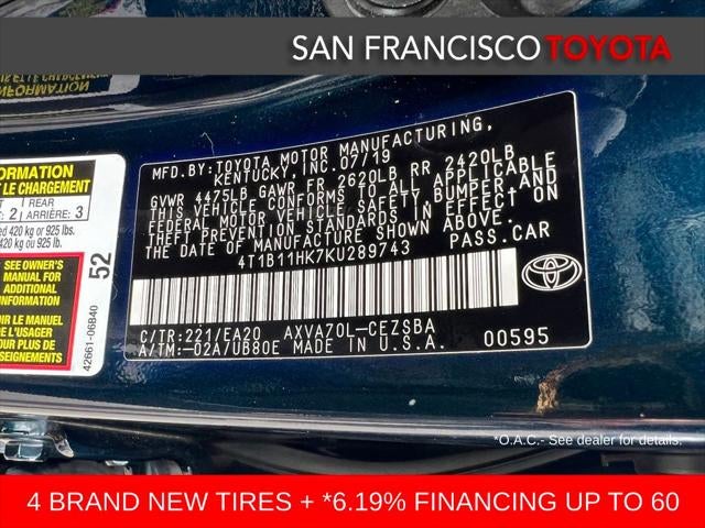 2019 Toyota Camry SE