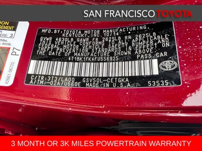 2015 Toyota Camry XLE