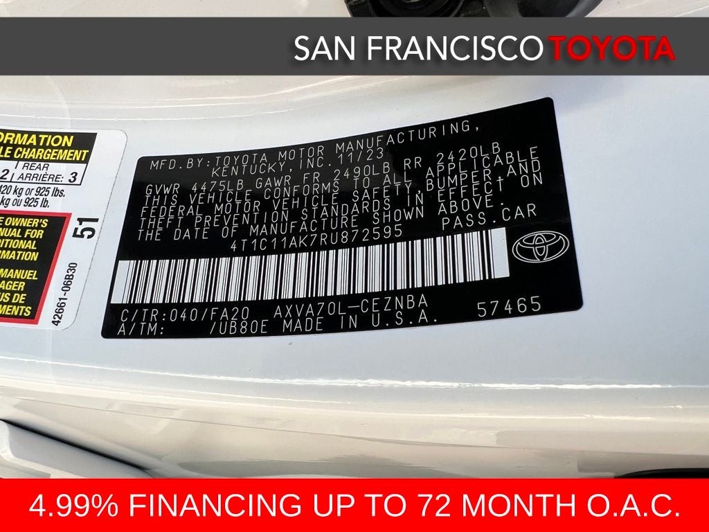 2024 Toyota Camry LE