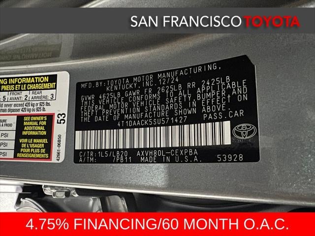 2025 Toyota Camry XSE