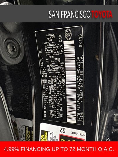 2021 Toyota Camry SE