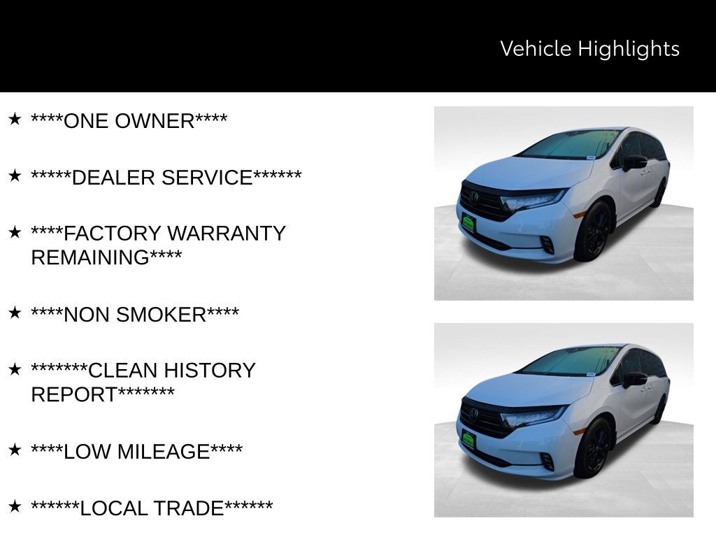2023 Honda Odyssey Sport