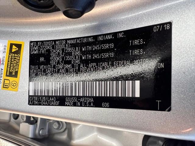 2018 Toyota Highlander Limited Platinum