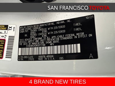 2022 Toyota Highlander Hybrid Platinum