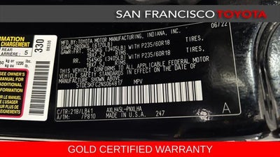 2022 Toyota Sienna Platinum 7 Passenger