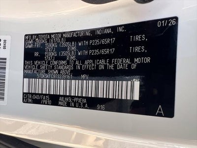 2026 Toyota Sienna LE 7 PASSENGERS