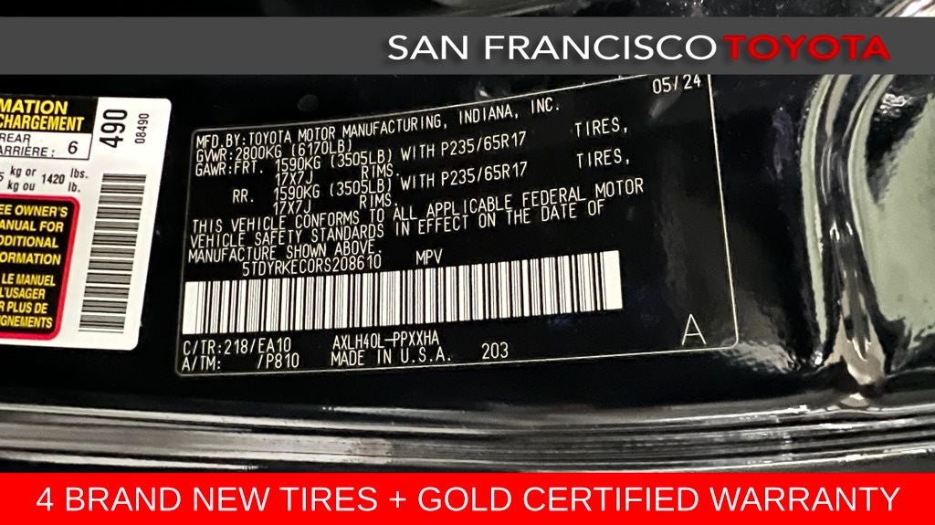 2024 Toyota Sienna XLE 8 Passenger