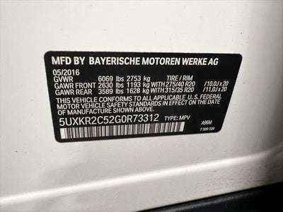 2016 BMW X5 sDrive35i