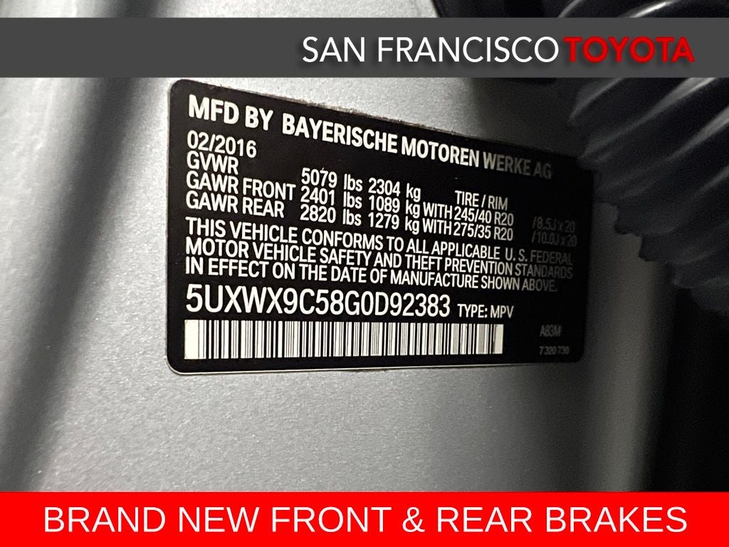 2016 BMW X3 xDrive28i