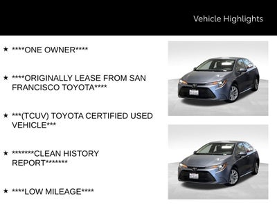 2023 Toyota Corolla LE