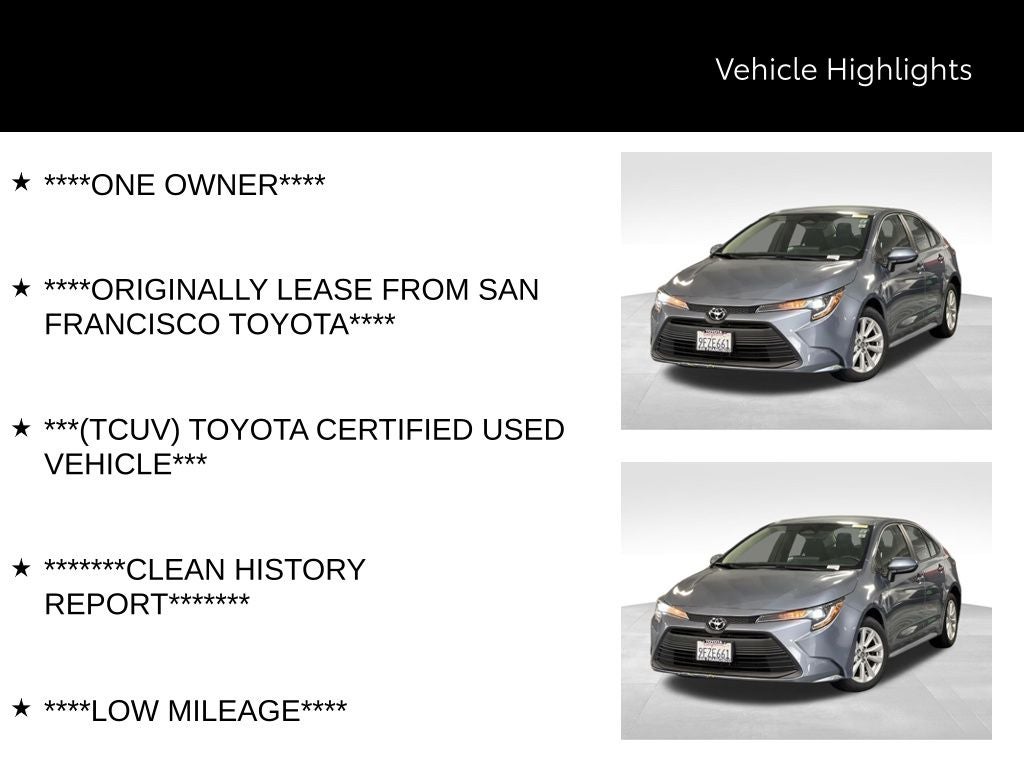 2023 Toyota Corolla LE