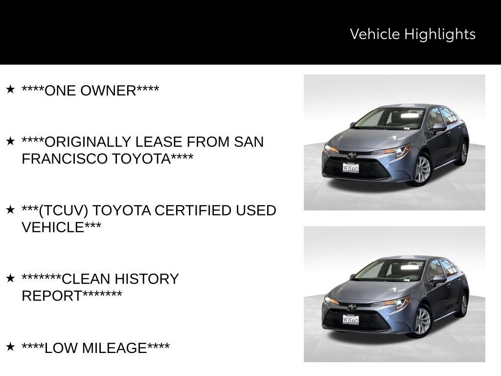 2023 Toyota Corolla LE