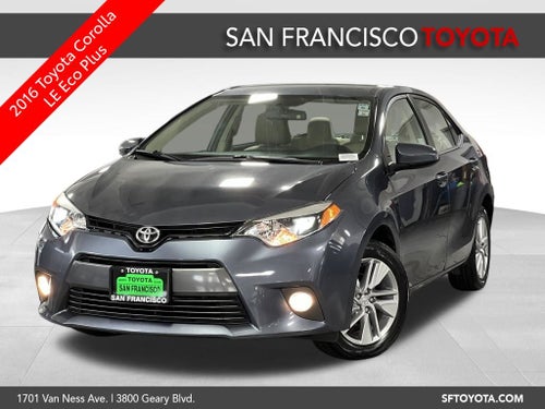 2016 Toyota Corolla LE ECO Plus