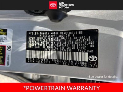 2014 Toyota Corolla LE Plus