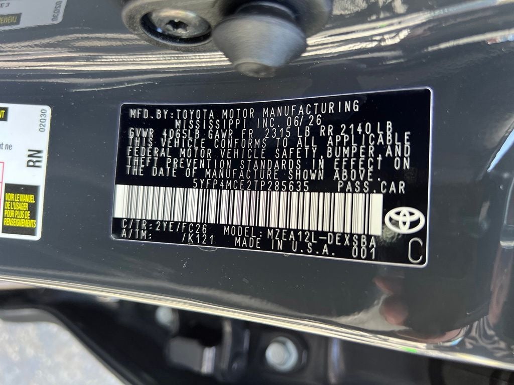 2026 Toyota Corolla SE
