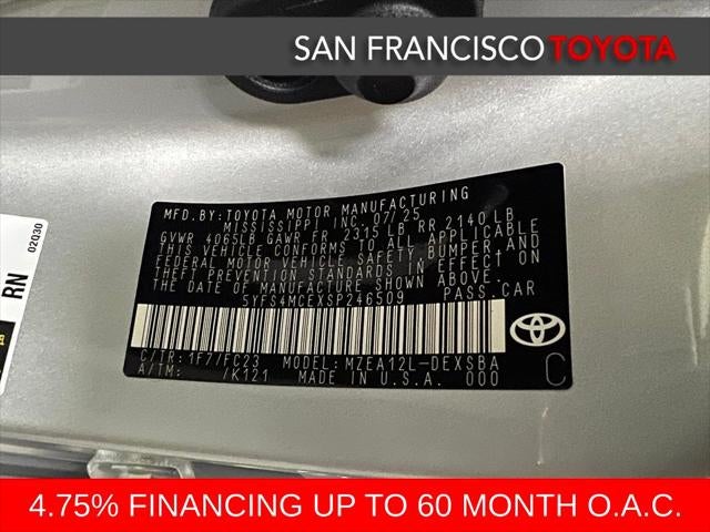 2025 Toyota Corolla SE