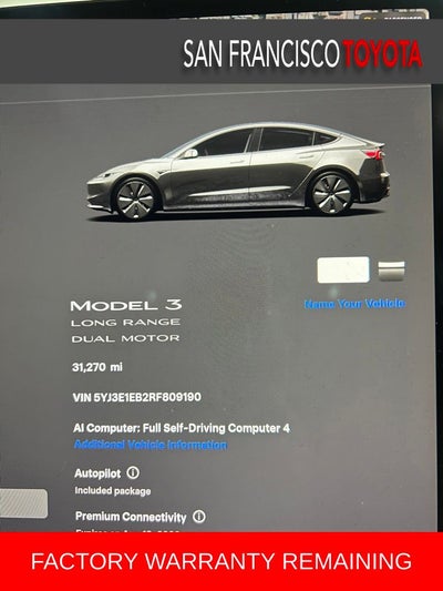 2024 Tesla Model 3 Long Range