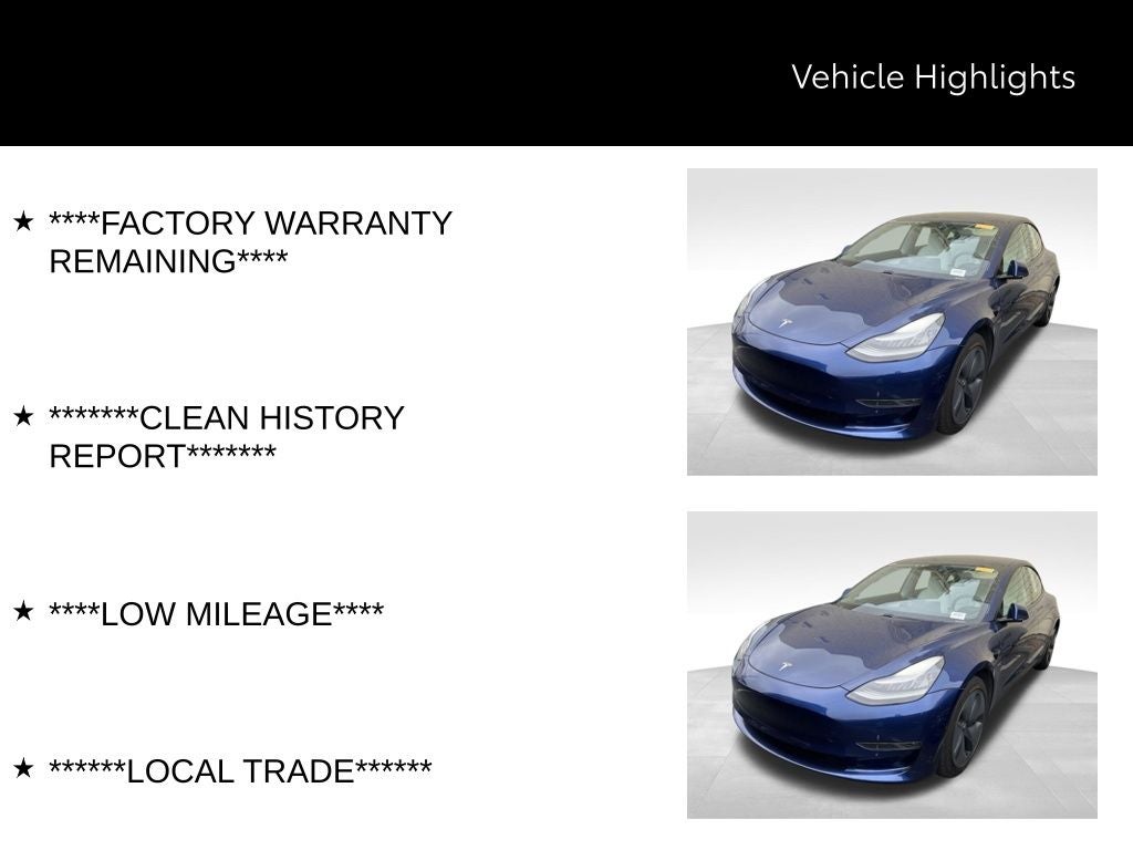 2021 Tesla Model 3 Long Range