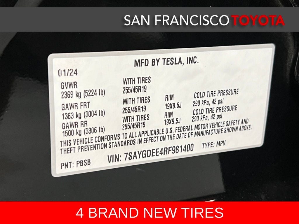 2024 Tesla Model Y Long Range