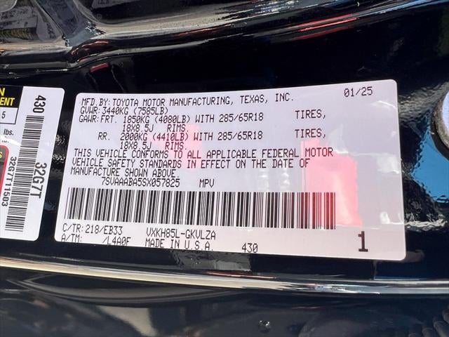 2025 Toyota Sequoia TRD Pro