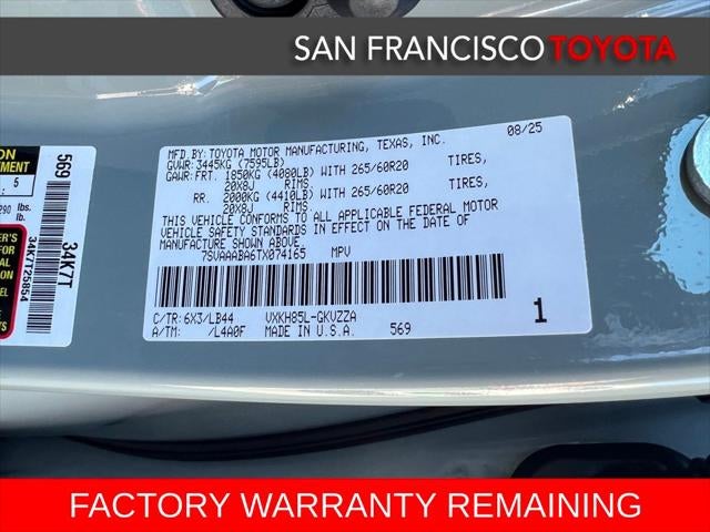 2026 Toyota Sequoia 1794 Edition