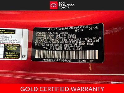 2025 Toyota GR86 Auto (Natl)