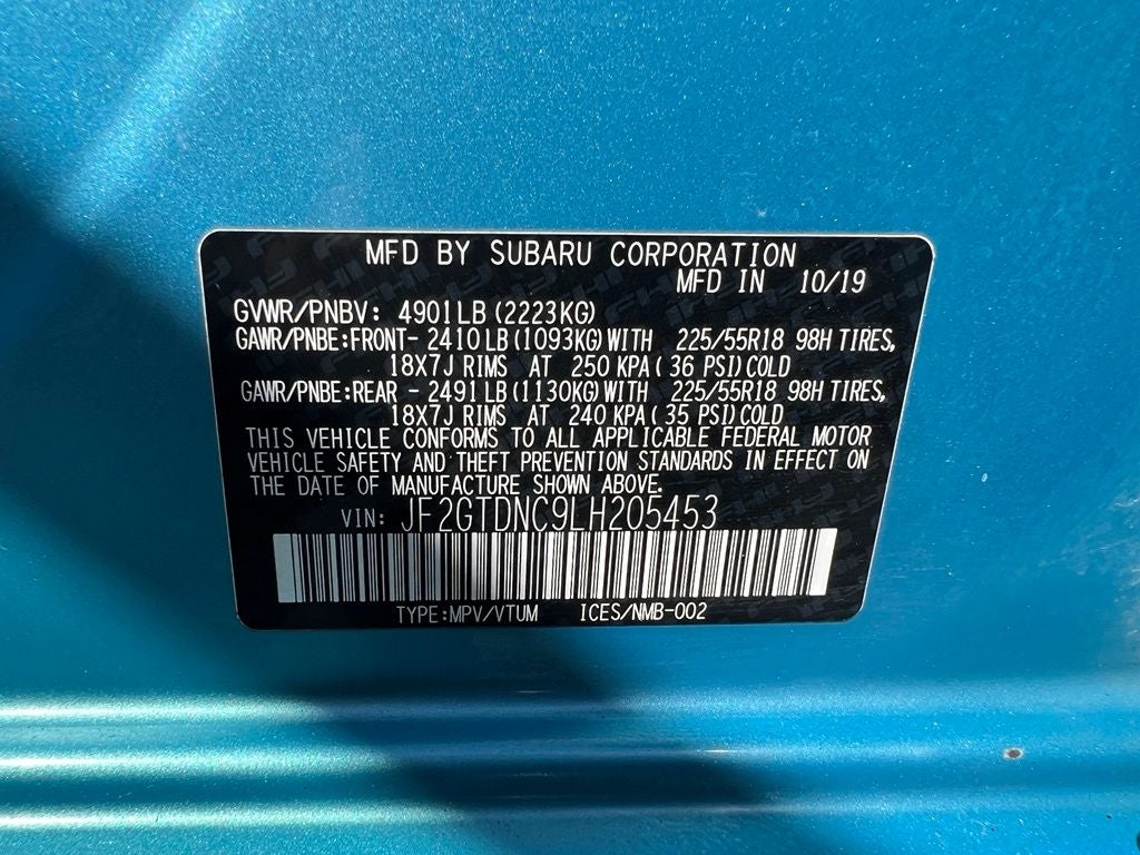 2020 Subaru Crosstrek Hybrid