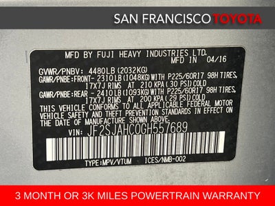 2016 Subaru Forester 2.5i Limited